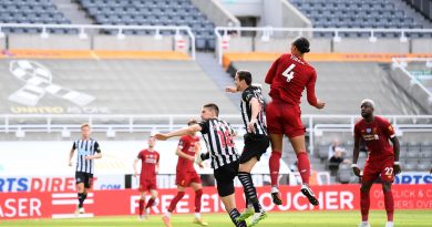 Van Dijk Header v Newcastle