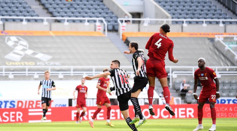 Van Dijk Header v Newcastle